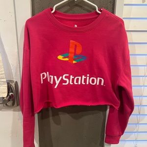 PlayStation crop sweatshirt size medium